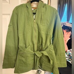 Luxirie Vintage Women’s Denim Green jacket
Back Embroirdered